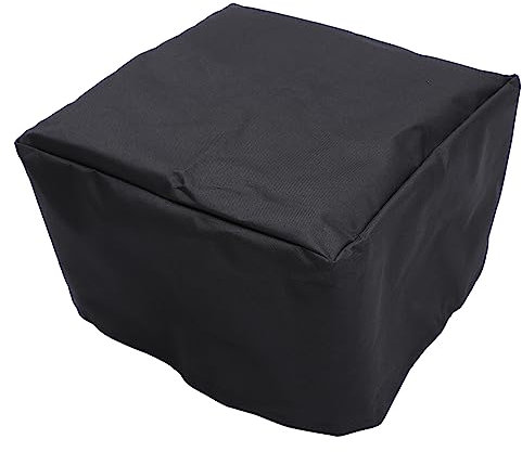 DOITOOL 1pc Projector Cover Drawstring Heavy-duty Protector for Home Projectors Furniture and Outdoor Use Black Dustproof Design for Enhanced Equipment Longevity