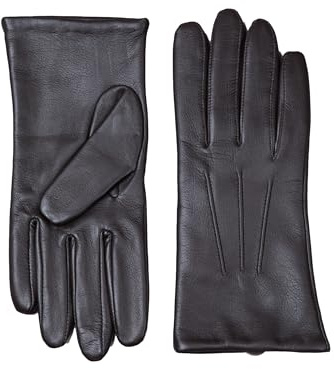 Lakeland Leather Becky Women’s Leather Gloves – Real Leather, Fleece-Lined Table Cut Gloves