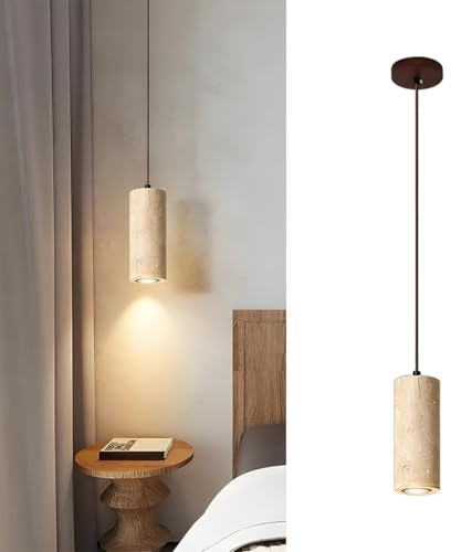 NOCHX Japanische Wabi Sabi Stil Höhle Stein Pendelleuchte G9 Basis Nordic Kreative Höhenverstellbare Restaurant Lichtbar Kronleuchter Schlafzimmer Nacht Teezimmer Hängende Leuchte(B single head)