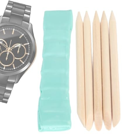 Uhren Reinigungskit - 6 Stück Professionelle Watch Cleaner Clay Set, Reinigungsknete Zur Schmutz Und Fettentfernung, Werkzeuge Für Die Uhrenwartung Und Instandsetzung Von Automatikuhren, Quarzwerken C