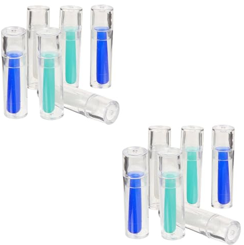 SHINEOFI Contact Lens Remover Tool Maintains Lens Integrity with Soft Rubber Suction Cup and Plastic Applicator 12pcs Universal Fit for Hard and Monthly Lenses for Office and Daily Use
