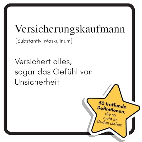 Versicherungskaufmann: Versichert alles, sogar das Gefühl von Unsicherheit. Das lustige Geschenkbuch für Mann, Frau, Kollege, Freund zu Geburtstag, Weihnachten