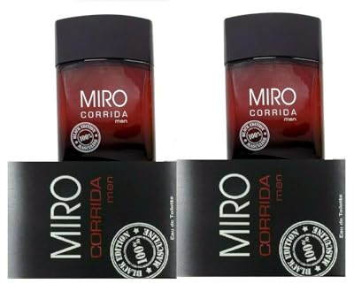 2 x Miro Corrida Black Edition Eau de Toilette 100 ml (200 ml)