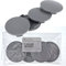 4X 64 mm Nabenkappen Felgen Deckel Kappen Grau Gewölbt für Alutec Rial Anzio