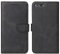 LOLFZ Wallet Case for iPhone 7 Plus 8 Plus, Vintage Leather Book Case with Card Holder Kickstand Magnetic Closure Flip Case Cover - Black