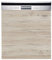Cuisineandcie - FACADE LAVE VAISSELLE Semi-intégrable Eco Noyer Blanchi L 60 cm, Habillage de porte lave vaisselle EU avec commandes à l'extérieur