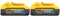 DeWalt DCBP518H2 18V 5.0Ah Powerstack Battery Twin Pack