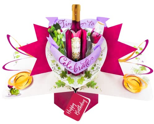 Happy Birthday Time To Celebrate Pop Up Card 3D Greeting Cards POP226V20