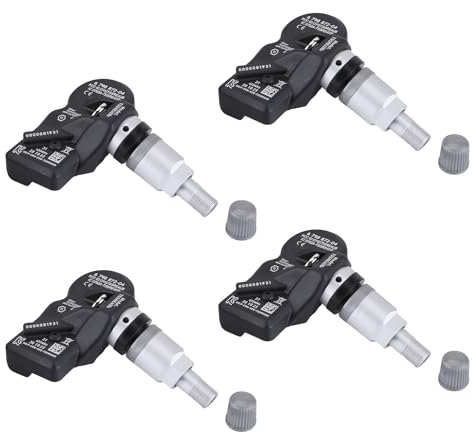 LSGGTIM 4PCS RDKS TPMS Reifendrucksensoren für F06 F07 F10 F11 F12 F13 X1 X3 X4 TPM196 TXS005 36106874830 36106890964 5Q0907275B Reifendruckkontrollsystem Ventile TPMS Metallventil 36106798872