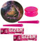 raupir Set Aschenbecher Zigarettenpapier GIZEH pink Papers mit Tips Tube Grinder