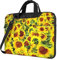 AABSTBFM San Francisco bedruckte Laptoptasche – Laptop-Hülle – moderne Laptop-Umhängetasche Computertasche für Business, Reisen, Schule, Büro, Sonnenblumen, 15.6 inch
