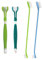 Hundezahnbürste,4 PCS Dreifachkopf-Hundezahnbürsten und Langem Griff Hundezahnbürste Hunde Zahnbürste für Kleine Hunde Pet Zahnbürste