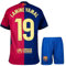 IHIMI Lamine Yamal Trikot Kinder Set 2026 Barcelona Heimtrikot Blau Rot mit Shorts Kompatibel mit Yamal Fans Trikot für Kinder Jungen 176