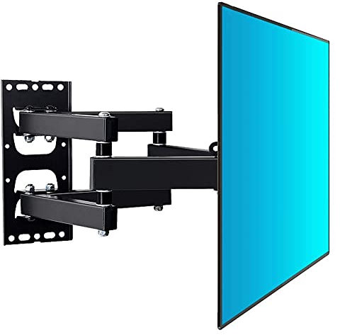 TV Mount,Sturdy TV Wall Bracket, Low Profile Tilt Swivel Wall Mount TV Stand Max.400x400mm for 32-49 Inch LED LCD Plasma Flat Screens up to 45kg