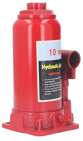 Itonash Cric Bouteille Hydraulique 10T, Course Prolongée avec Soupape de Dérivation de sécurité et Cylindre Fiable, pour Voiture, Fourgonnette, SUV, Petits Camions