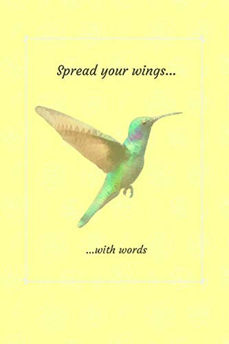 Hummingbird Journal. Blank Lined Notebook For Writers and Poets