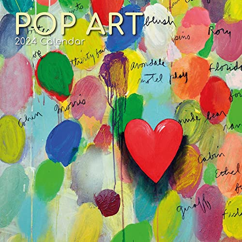 Pop Art 2024 – 16-Monatskalender: Original The Gifted Stationery Co. Ltd [Mehrsprachig] [Kalender] (Wall-Kalender)