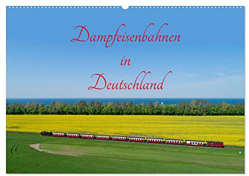 Dampfeisenbahnen in Deutschland (Wandkalender 2026 DIN A2 quer), CALVENDO Monatskalender: Dampfzüge sind beliebte Reiseziele. (CALVENDO Mobilitaet)