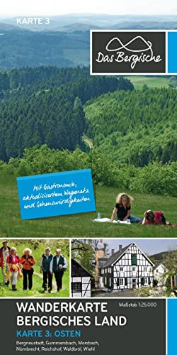 Bergisches Land (Osten) Wanderkarte 3: Marienheide, Gummersbach, Bergneustadt, Wiehl, Reichshof, Nümbrecht, Ruppichteroth, Waldbröl, Morsbach - ... 3 (Waldbröl, Morsbach, Reichsdorf)
