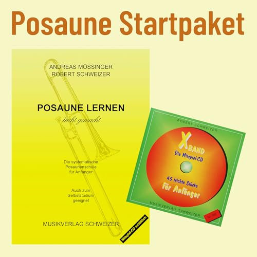 Posaune lernen - leicht gemacht (Anfänger) Startpaket Buch+CD