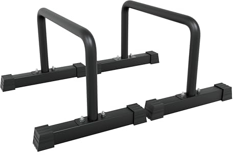 Body Revolution Parallettes - Push Up Handles for Calisthenics and Gymnastics. Strength Training Equipment Dip Bars for Home gym workouts.