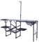 GCI Outdoor Master Cook Station | Table de Cuisine Pliante Portable avec évier à Coque Souple, Table résistante à la Chaleur et Manche télescopique pour Camping