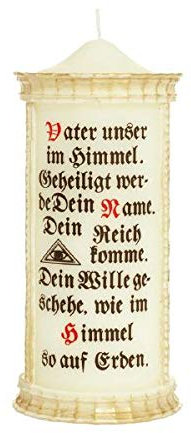 Marienkerzen Vater unser im Himmel 200 x 95 mm
