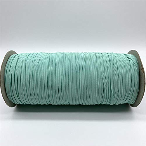 Tusin - Cinta elástica de costura de 3 mm de color de goma elástica de alta elasticidad, cinta elástica para la cintura