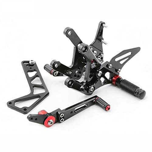 Étagères réglables repose-pieds CNC pédales de moto avec toutes les réglementations compatibles pour Yamaha YZF-R1 YZF-R1S YZF-R1M R1 R1S R1M 2015-2019