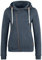 OXMO OXVicky Sweat Zip-Hoodie Damen Sweatjacke Kapuzenjacke Hoodie mit Kapuze Kordel Reißverschluss Eingrifftaschen Regular fit, Größe:M, Farbe:INS BL Mel (7989915)