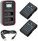 Newmowa EN-EL14 Batterie de Remplacement (Pack de 2) et écran LCD Intelligent Double Chargeur USB pour Nikon EN-EL14,EN-EL14A et Nikon P7000,P7100,P7700,P7800,DF,D3100