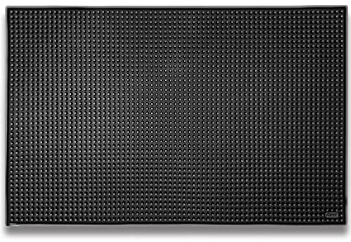 Tapis de service de bar en caoutchouc pour cocktail et café – 45 x 28,4 cm pour barman ou comptoir