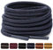 Stepace Cordones Redondos Encerados [2 Pares] Cordones Duraderos para Zapatos de Vestir y de Diario, Longitud 66-135cm Dark Blue-76