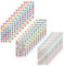 2350er Packs Holographische Sternaufkleber (0,8 cm 1,3 cm 1,7 cm) 8 verschiedene farbige Sterne Folienstern Metallaufkleber Sterne zum Basteln Glitzer Kunst- und Bastelklasse-Ressource