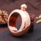 Bracelet flasque de 99,2 g en acier inoxydable pour fête Queen (or rose)