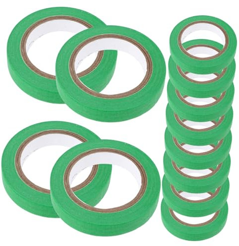 Markierungsband für Kleidung 20 Rollen Grün, Papierklebeband