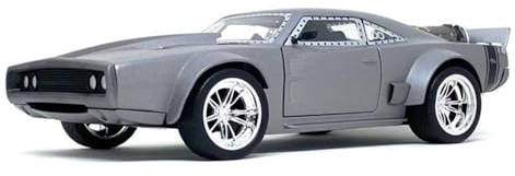 Jada Toys – Dodge Ice Charger – Dom – Fast and Furious 8 – Maßstab 1:24 – Grau – 98291S