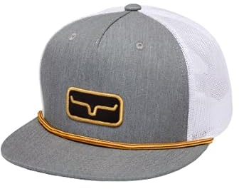 Kimes Ranch Verstellbare Snapback Trucker Caps Workhard Trucker Cap, Grau meliert, Einheitsgr��e