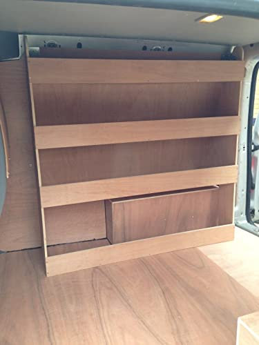 Fully Assembled Van Shelving Racking to fit VW Caddy Van Racking Plywood System Plain Shelves Shelving Tool Storage Unit UK