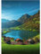 DCIDBEI 40 x 50 CM Diamond Painting Landschaft Berge für Erwachsene, 5D Puzzle Diamant Blauer See, Quadrat DIY Diamant Malerei, Wohnzimmer-Büro-Dekoration, Kristall Handwerk Kunst, Dolomiten