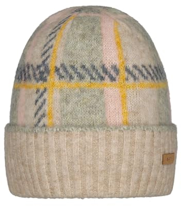 Barts Damen Beanie Dasi Strickmütze mit Karo-Muster 1930 Light Pistache 15