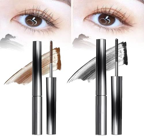 Goniome Judy Doll Mascara, Judy Doll Iron Strong Mascara, 3D Curling Wimpern-Eisen-Mascara, Judydoll Iron Mascara, klumpt nicht, wischfest, flockenfest, langlebig (Mischen)