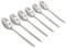 Argon Tableware 6X 13.5cm Economy Teelöffel aus Edelstahl - Klein Silber Metall Heim Küche Tisch Besteck Kaffee Tee Nachtisch Löffel Set