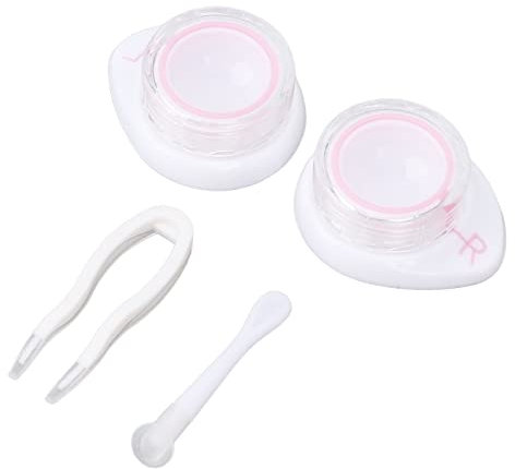 Verdant Touch Contact Lens Storage Container Contact Lens Case Storage Container Box Kit for Women, Cute Portable Plastic, Pink.