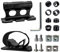 2PCS Bicycle Carrier Fixed Clip, Car Roof Bike Front Fork Mount Bike Fork Fixing Clip Rear Fork Mount Bracket Bike Block Fork Mount for Truck Trailer, Bike Transporting (Set B)