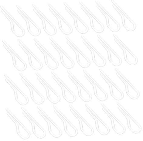 CAXUSD 200pièces Clips De Fixation Vêtements Transparente Épingles pour Chemises Chaussettes Et Accessoires De Séchage