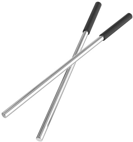 Colcolo Lot de 2 barres d'enroulement de ressort de torsion pour porte de garage en acier massif pour réglages de ressort Longueur professionnelle 44 cm