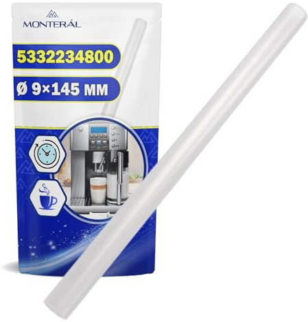 Milk Intake Tube Coffee Maker 145 mm Ø 9 mm Has the Original Code 5332234800 for DeLonghi - Warranty 10 Years - MONTERAL