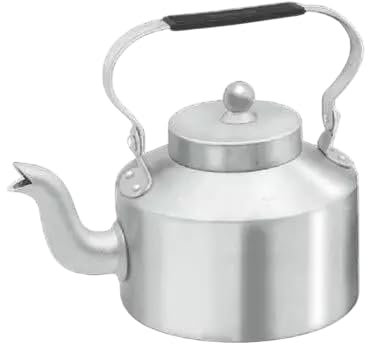 Aluminium Cutting Chai Tea Kettle – 2 Liter Traditional Kettle for Tea, Coffee & Milk – Lightweight, Durable & Heat-Resistant – Classic Indian Style Teapot