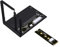 dissot F9G-F4C-BK7 Interfaccia OCuLink per Docking Station Estensione Scheda Grafica Esterna. Adattatore M.2 NVMe a Oculink, tipo ATX PCIe 4.0 64 Gbps.